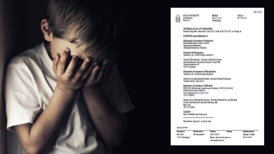 Hovrätten fastställer långa fängelsestraff för pedofilparet Kristian och Felicia