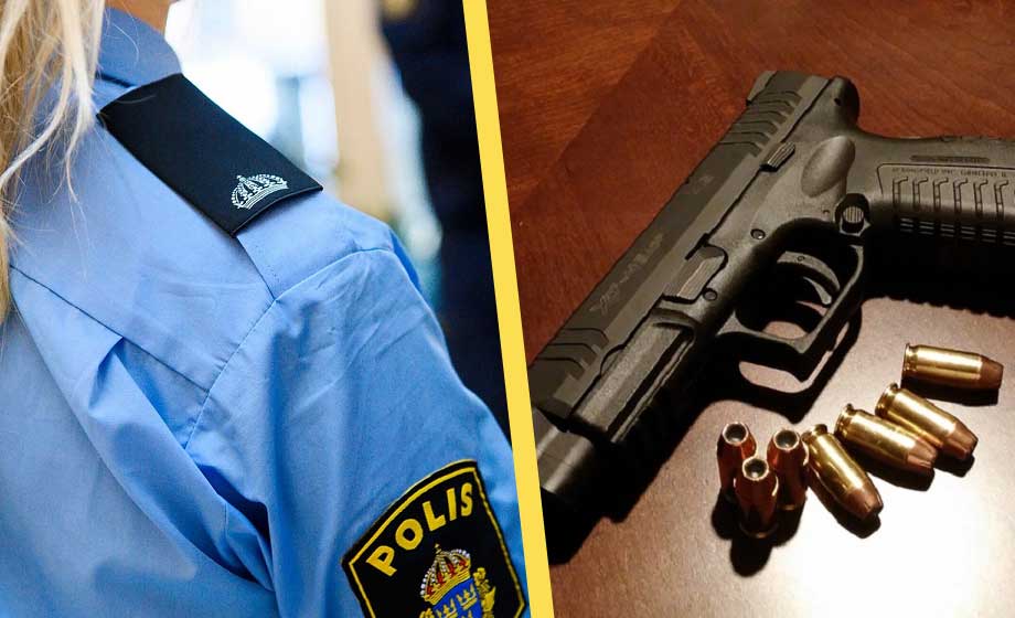 Vapen försvunnet från polislokaler