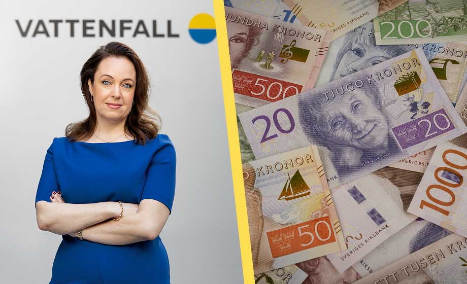 Vattenfall gör miljardvinst i elkrisen