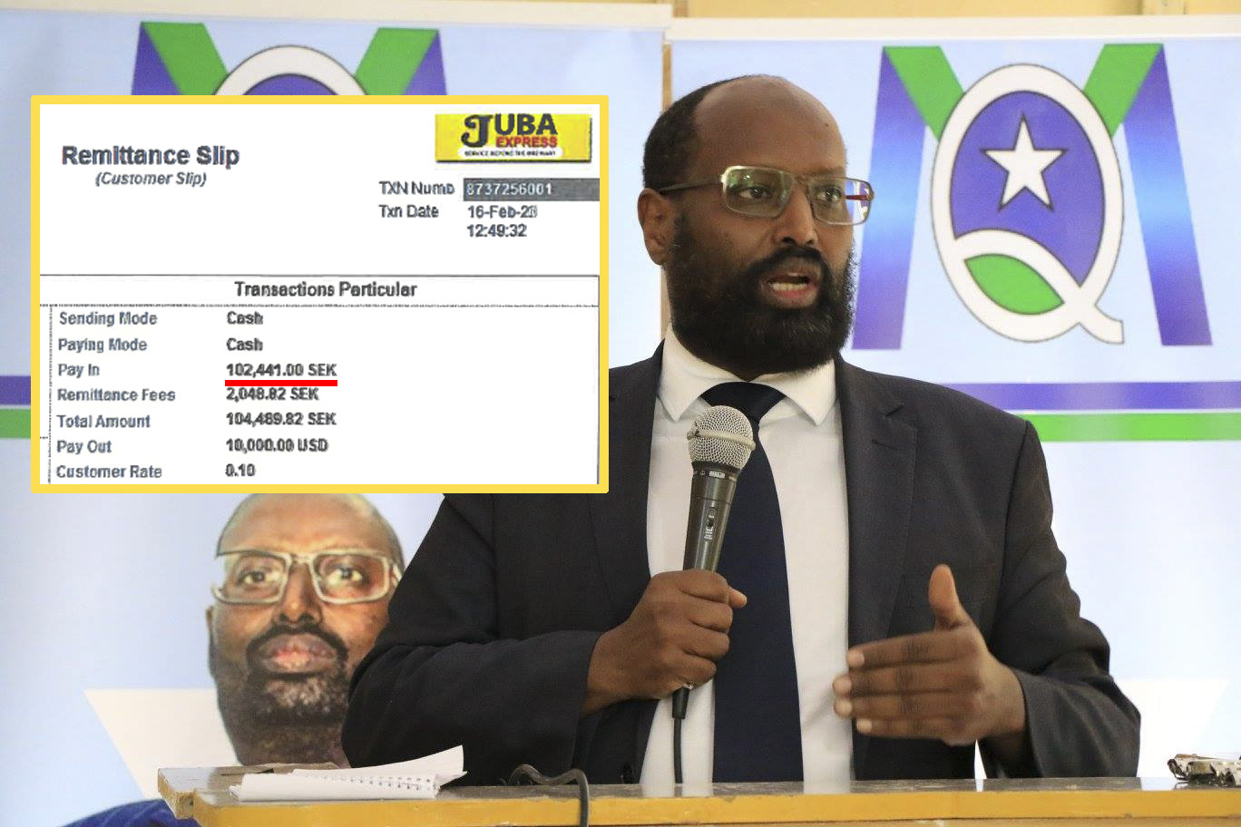 Abdirizak Waberi åtalas: Misstänks ha skickat skolbidrag till somaliskt islamistparti