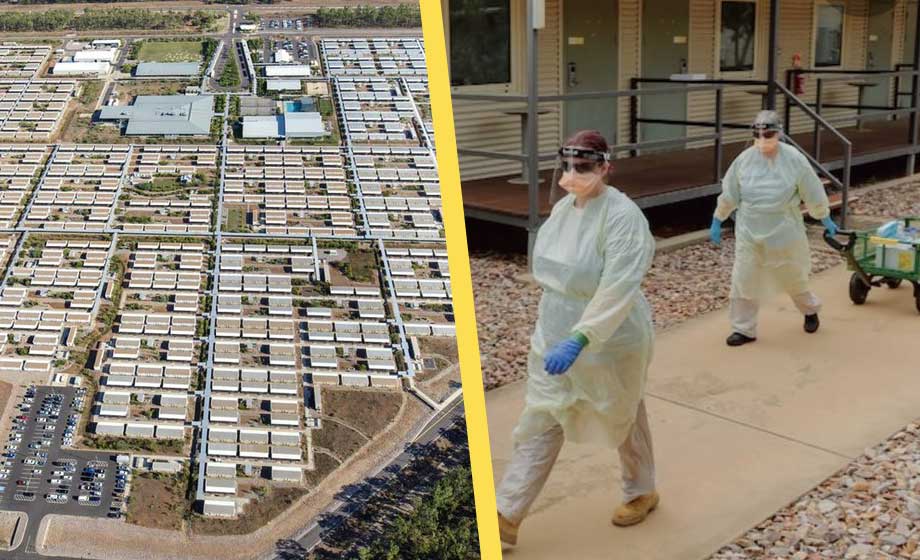 Australien spärrar in misstänkt smittade oavsett testresultat