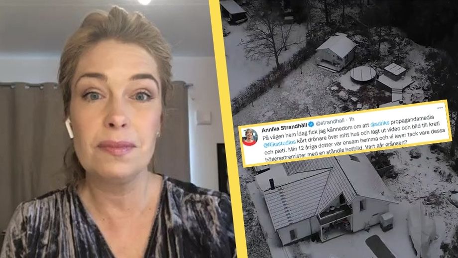 Strandhäll rasar över att ”kreti och pleti” fick se hennes hus