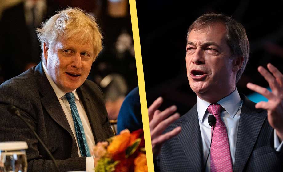 Farage sågar Johnsons utspel om tvångsvaccineringar