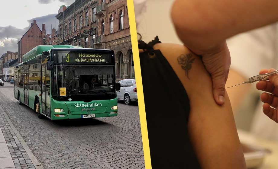 Regeringen överväger vaccinpass i kollektivtrafiken