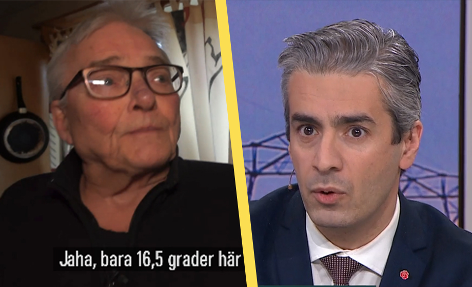 Energiministern om halva pensionen på elräkningen: ”Få drabbas”