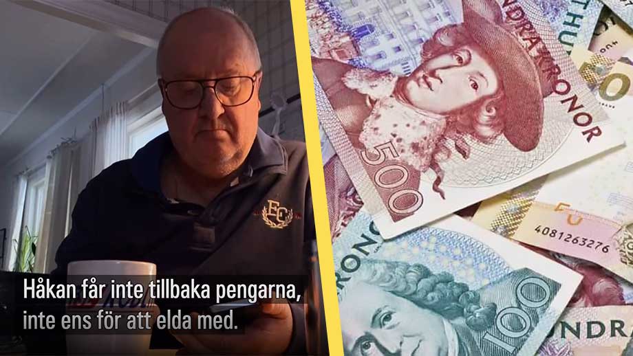 Ärvde 85 000 kr efter pappan – staten konfiskerar sedlarna