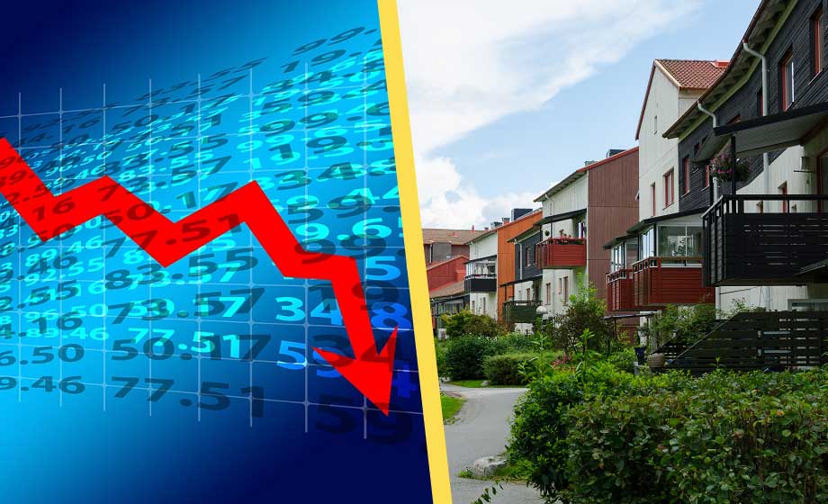 Bostadspriserna fortsätter nedåt: ”Ett trendskifte”