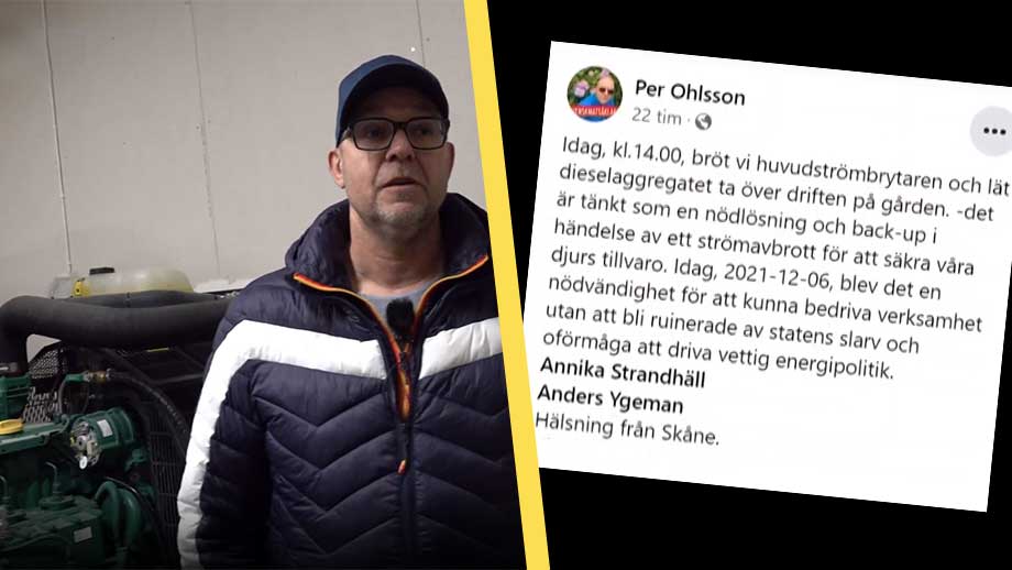 Bakslag för rödgröna energipolitiken: Allt fler kopplar bort sig från elnätet och kör dieselgenerator