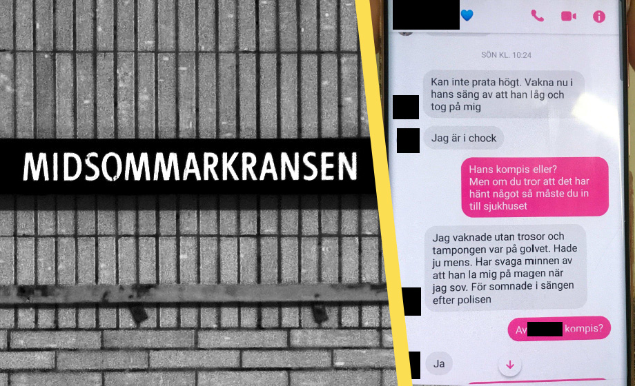 Polis beordrade full kvinna stanna hos okänd man – våldtogs