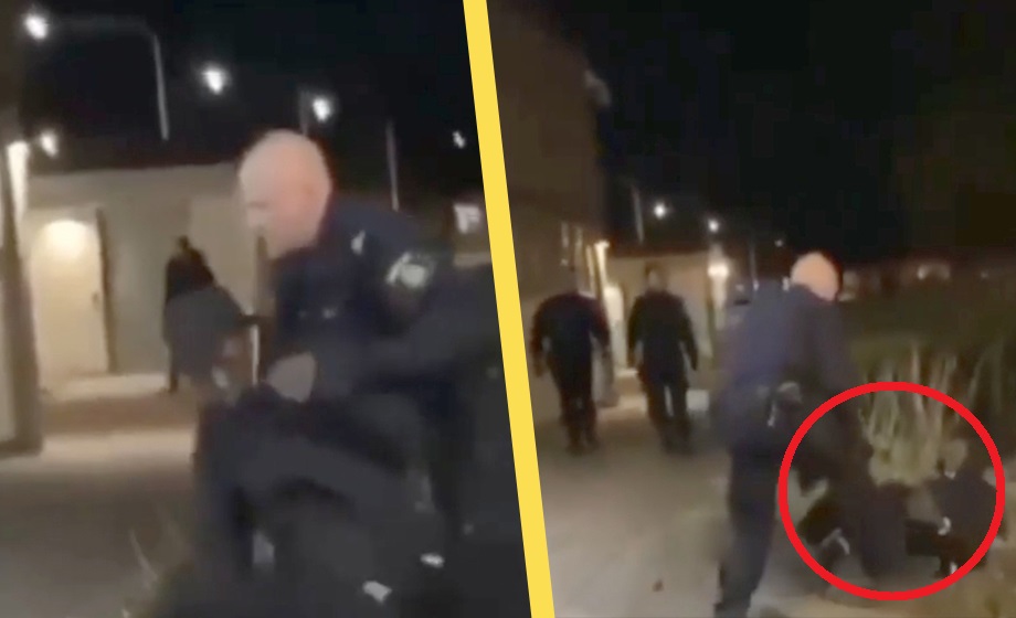 VIDEO: Polisen tar i med hårdhandskar mot gäng