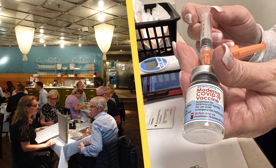 Vaccinpassen införda – restauranger och gym nästa steg