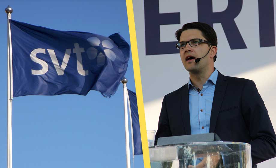 SVT säkrade S-vinst i valet 2018 med utspel mot SD