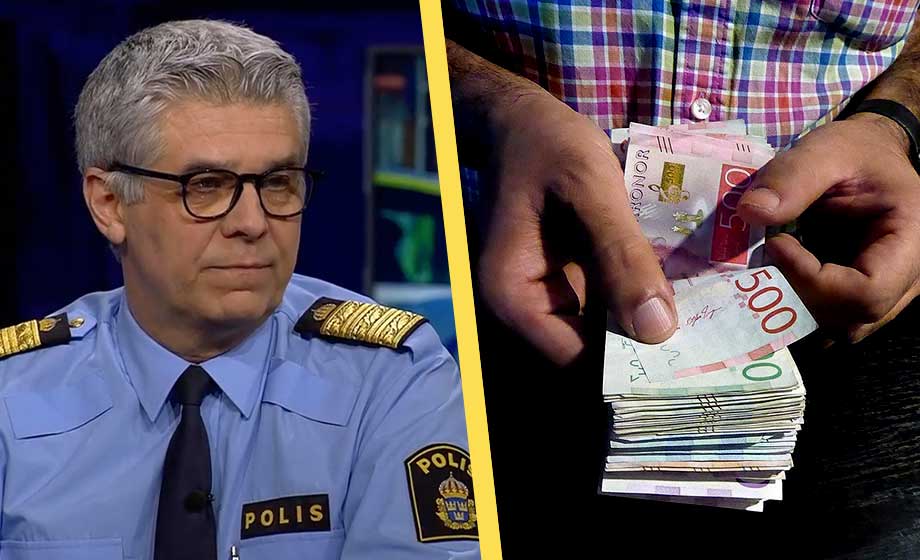Rikspolischefen vill kunna beslagta kontanter utan dom