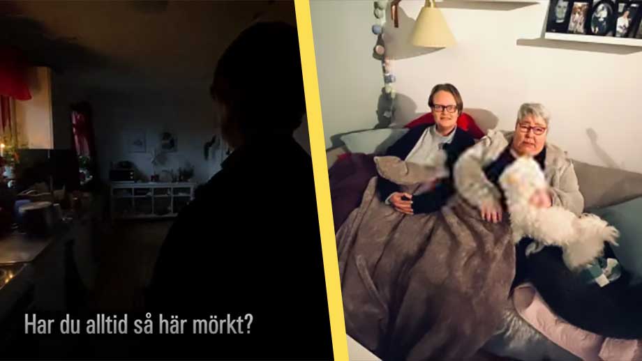 Drabbad av rödgröna elkrisen – ensamstående mamma tvingas stänga av värmen i vinterkylan