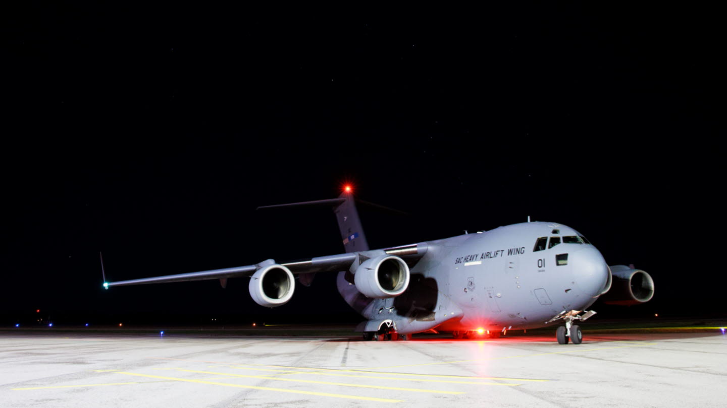 Natoflyg från Ungern hjälpte Försvarsmakten till Gotland