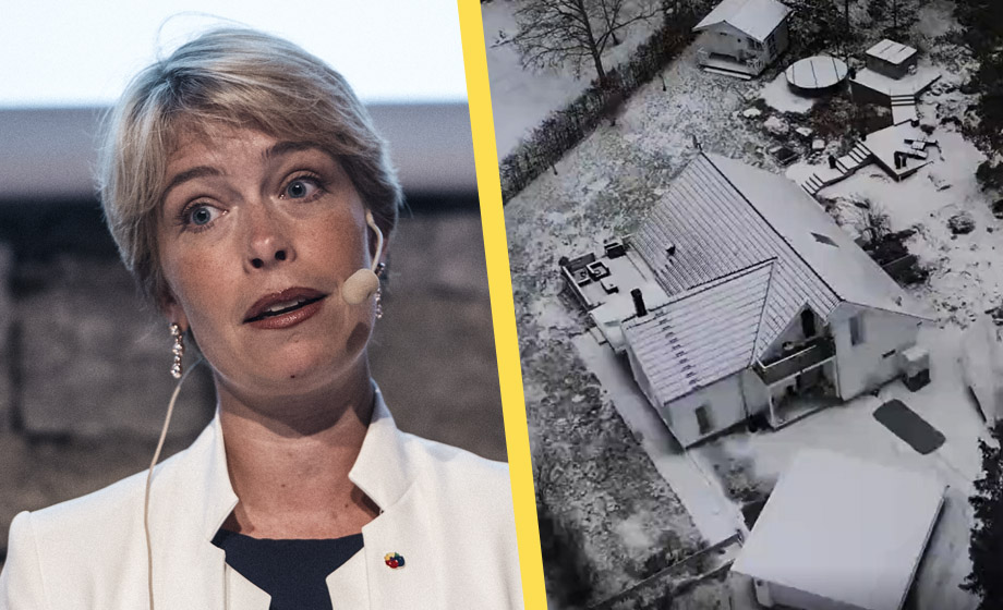 Annika Strandhälls villa saknar tillstånd för avlopp