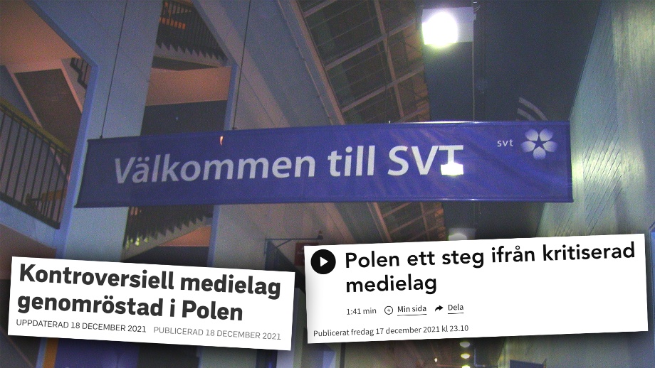 EXKLUSIVT: SVT vägrar svara om vinklad rapportering om Polen