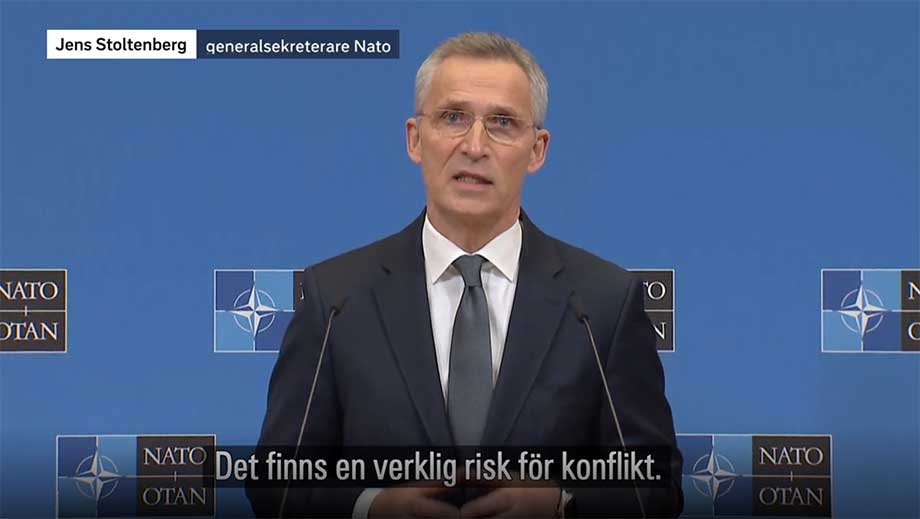 Ryssland och Nato höjer tonen mot varandra