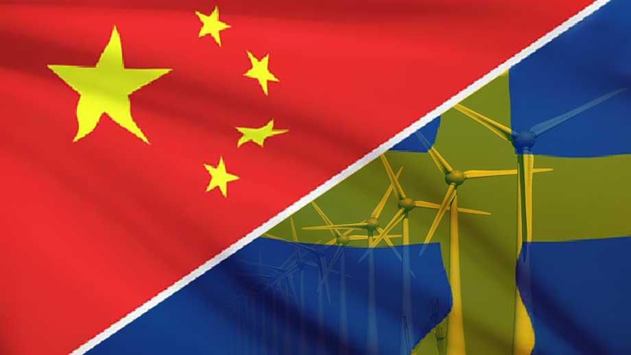 Svartlistad kinesisk energijätte kontrollerar Sveriges vindkraft