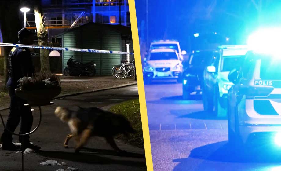 Man sköts ihjäl i trappuppgång