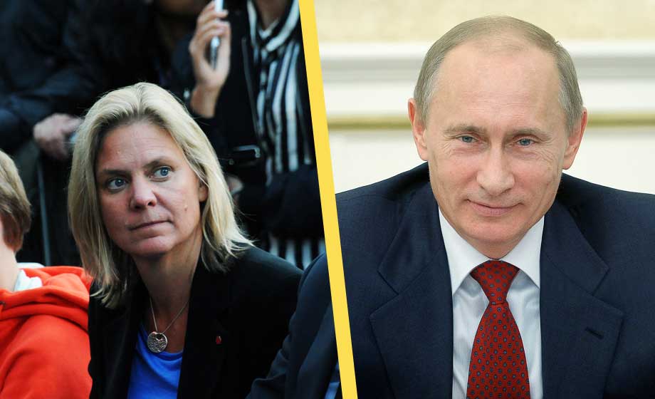 Partiledarna bjuds in till samtal om Ryssland