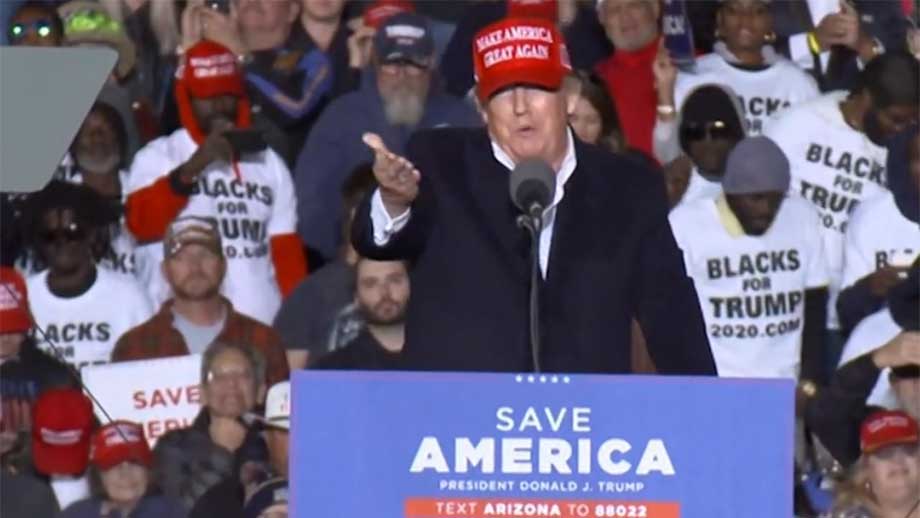 Trump segerviss: ”Vi tar tillbaka Vita huset, vi tar tillbaka Amerika”