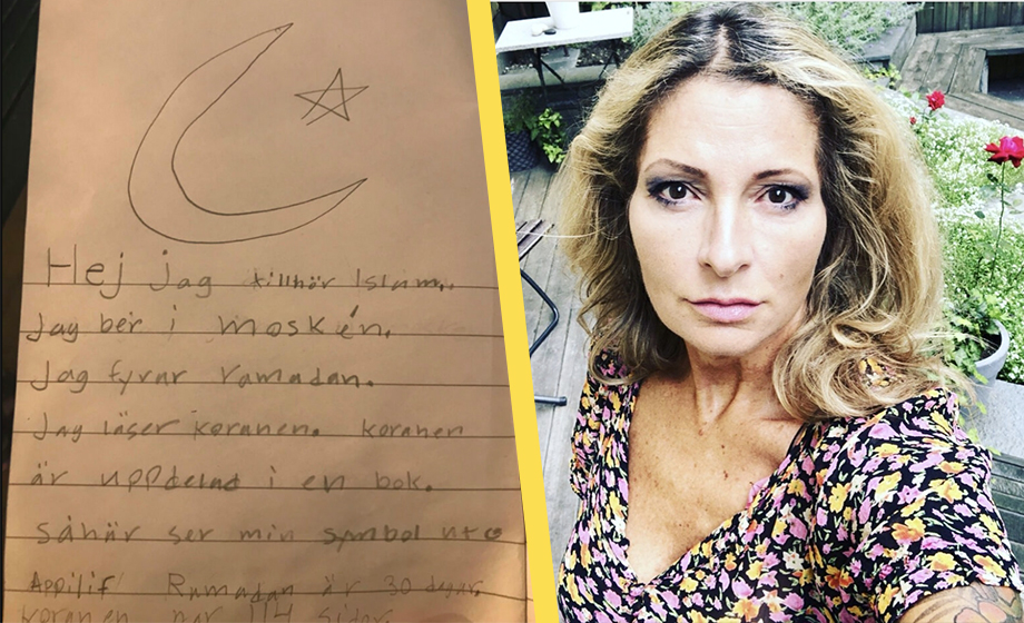 Katerina Janouch skrev att flicka ”tvingas skriftligt erkänna sig till islam” – åtalas för grovt förtal