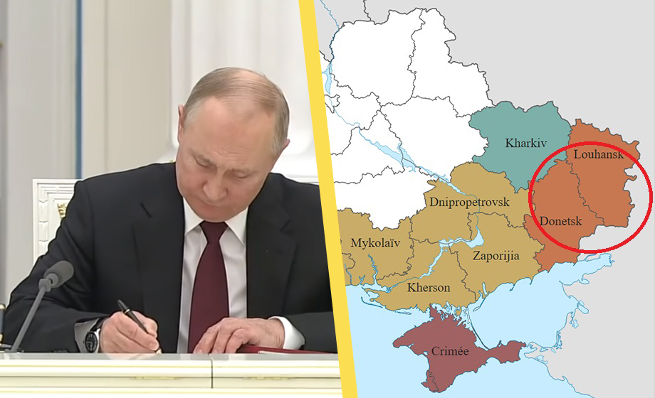 Ryssland skickar militär till Ukraina