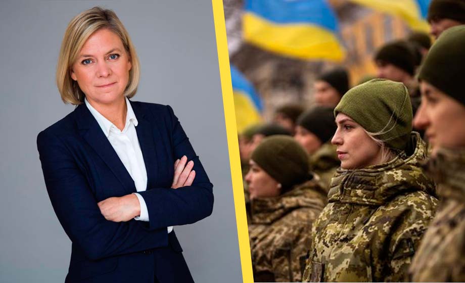 Magdalena Andersson vill inte ta emot flyktingar från Ukraina
