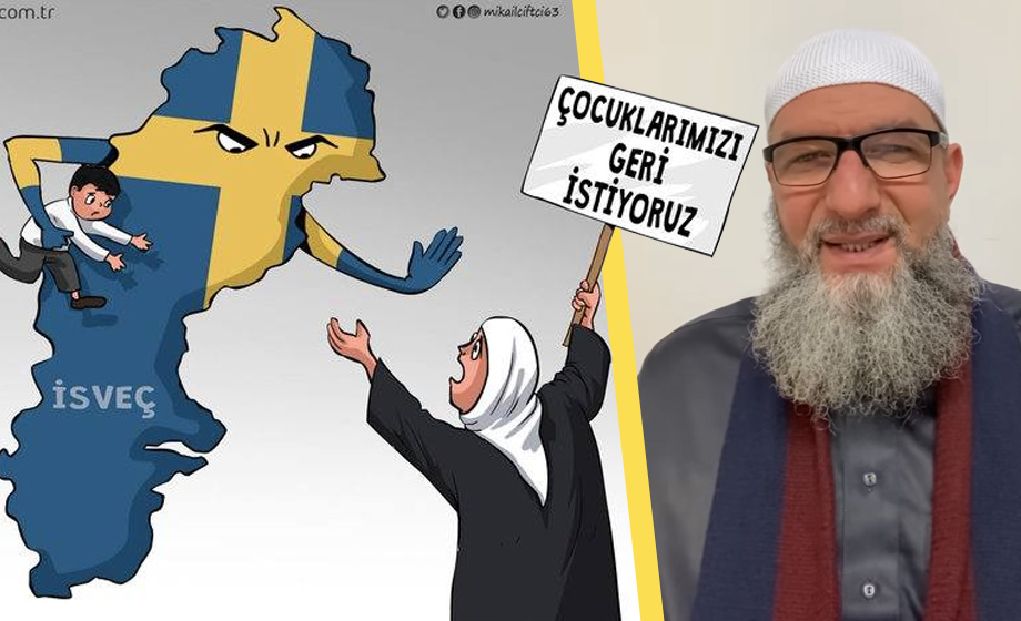 Terrorimam stöder muslimsk protest mot Sverige