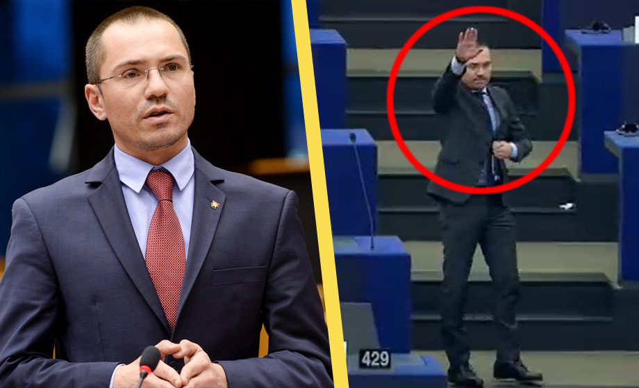 EXKLUSIVT: Här är förklaringen till påstådda nazi-hälsningen