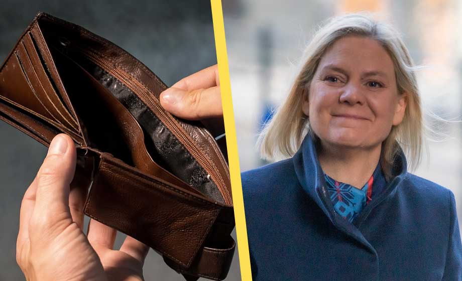 Hushållens plånböcker krymper medan staten drar in skatter som aldrig förr