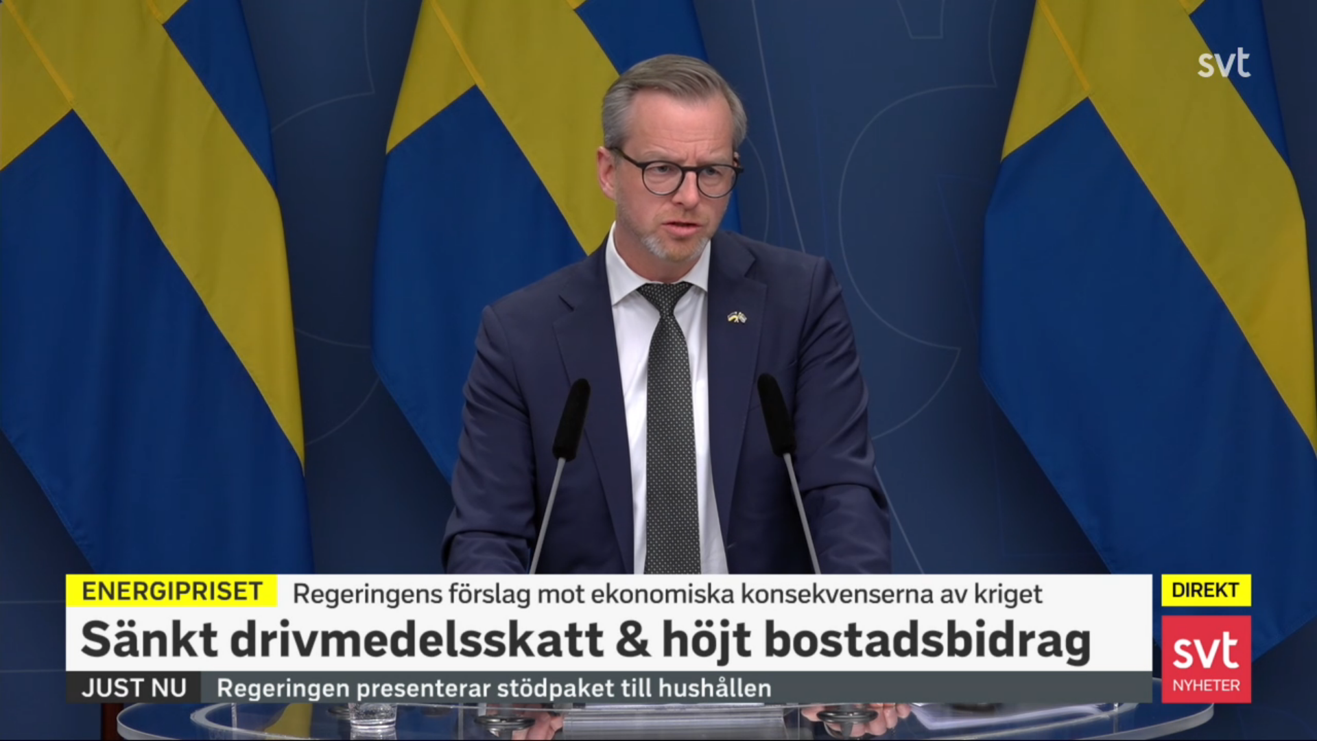 Regeringen sänker bränsleskatten – TILLFÄLLIGT