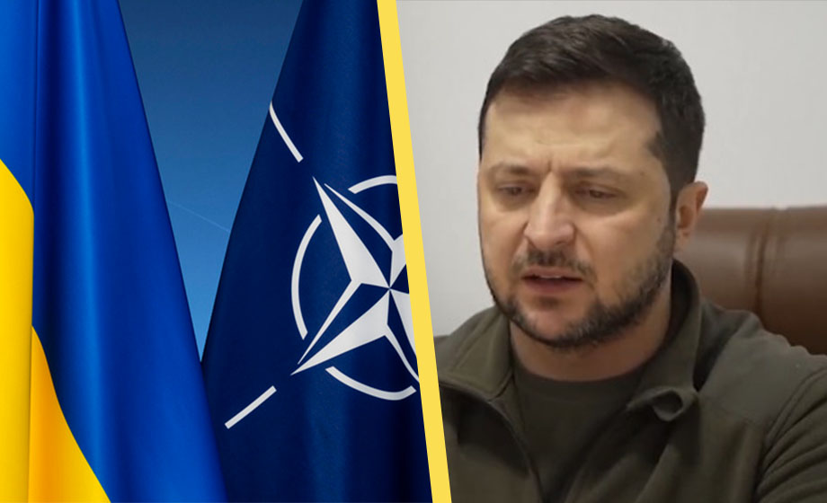 Ukrainas president vänder: ”Vi kan inte gå med i Nato”