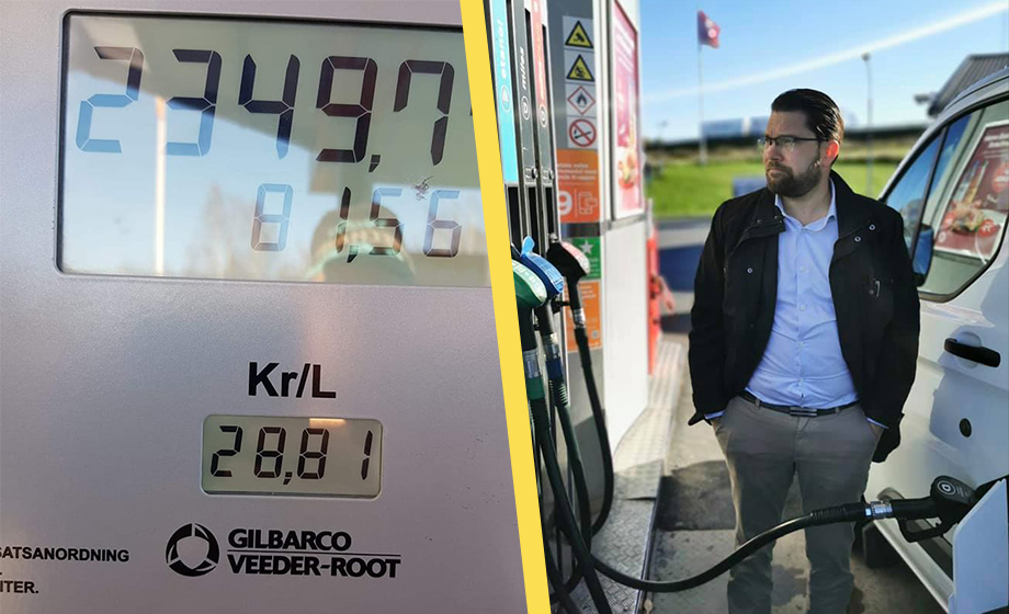 SD: Vårt vallöfte om tio kronor billigare diesel infriat