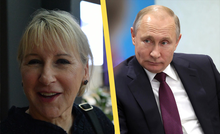 Wallströms lösning på kriget: ”Kvinnor vid förhandlingsbordet”