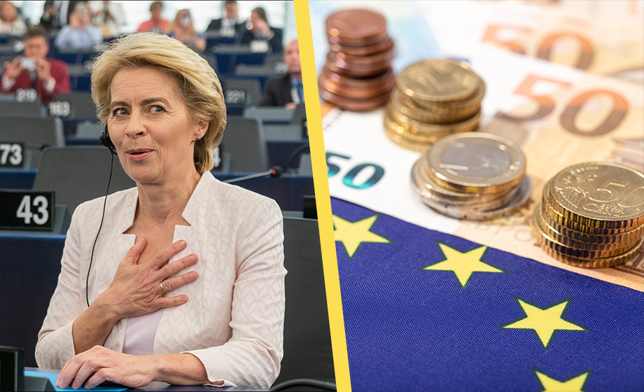 Brakförlust för Sverige i EU:s coronafond