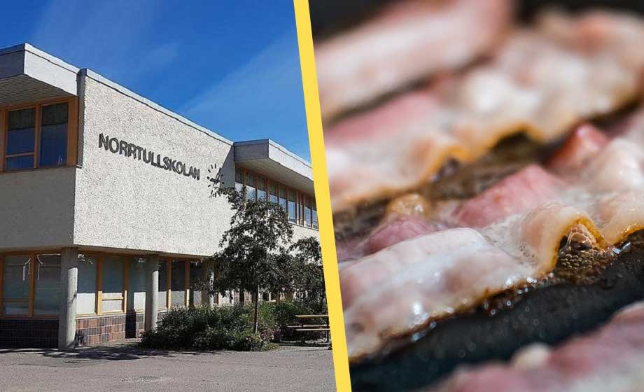 Hotfullt på skola – elever anklagar personal för att lura dem äta fläsk