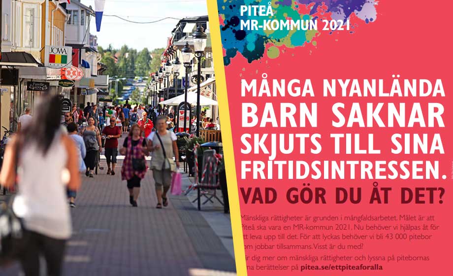 Självutnämnd mänskliga rättigheter-kommun uppfostrar invånarna med kampanj