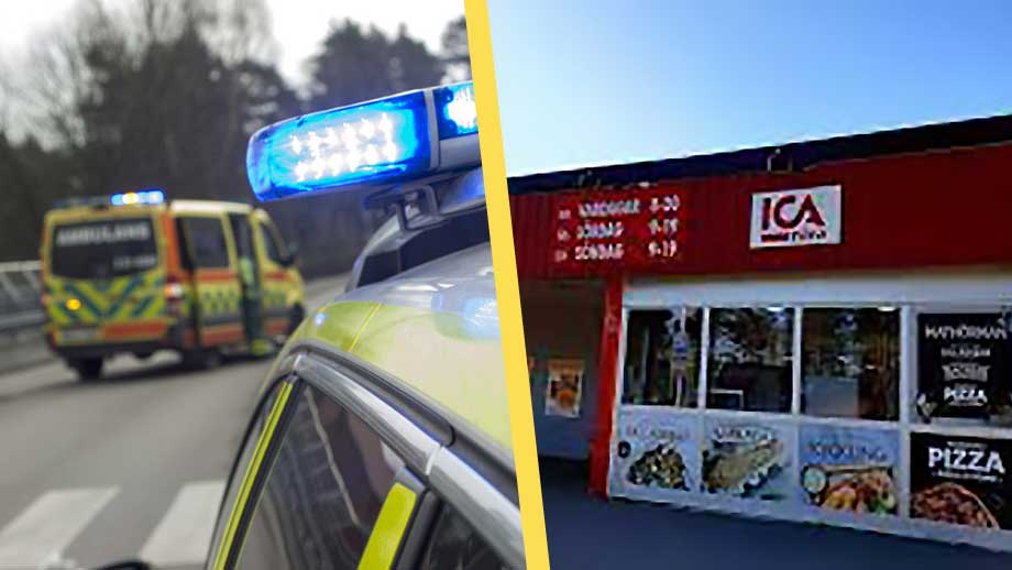 Kvinna brutalt nedhuggen i Ica-butik