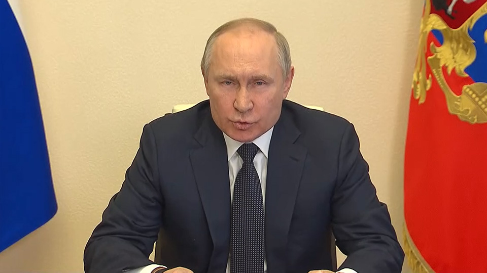 Putin till västvärldens folk: ”Alltihop är en lögn”