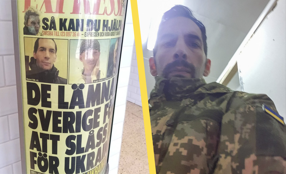 Ex-politiker reste till Ukraina för att kriga – vänder hem