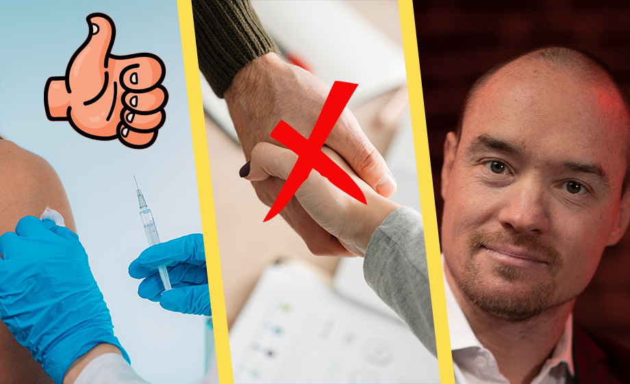Ekeroth: ”Tvångsvaccinering men inte handskakning”
