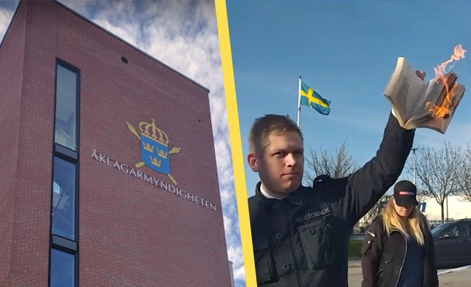 Åklagare om koranbränning: ”Inte olagligt”