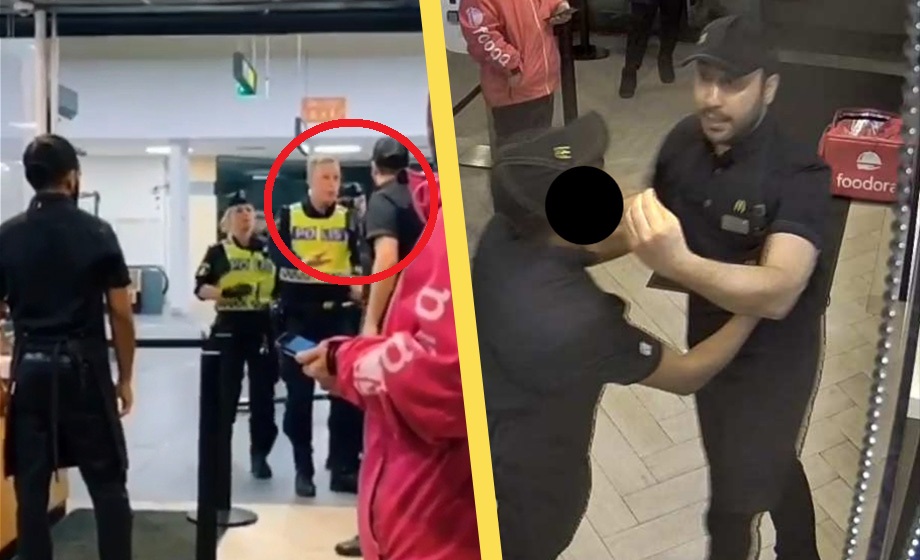 VIDEO: Filmade syrier bråka på McDonalds – åtalas för att ha kränkt invandrarna