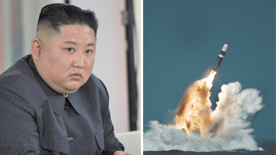 Kim Jong-un bevakade test av ballistisk robot