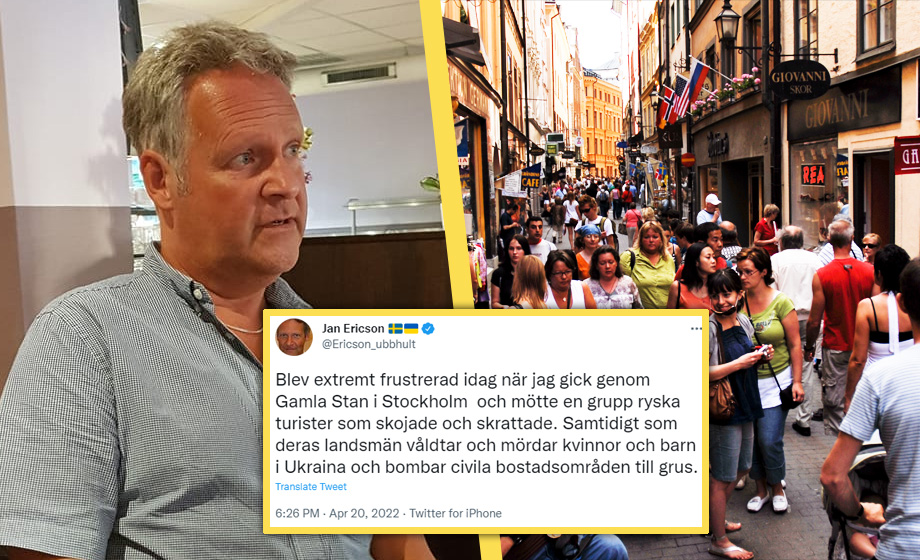 M-topp: ”Extremt frustrerad” av ”ryska turister” – Guide: ”Det är ukrainska tjejer”