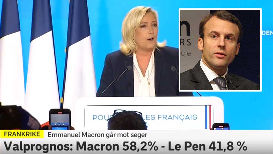 Marine Le Pen nådde inte hela vägen – Macron sitter kvar