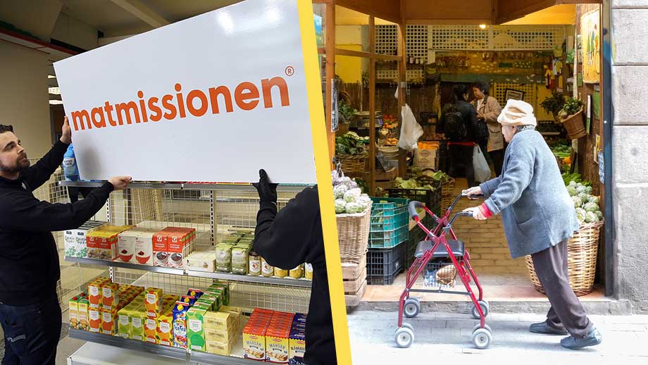 ”Sossepriser” driver allt fler svenskar till hjälporganisationer