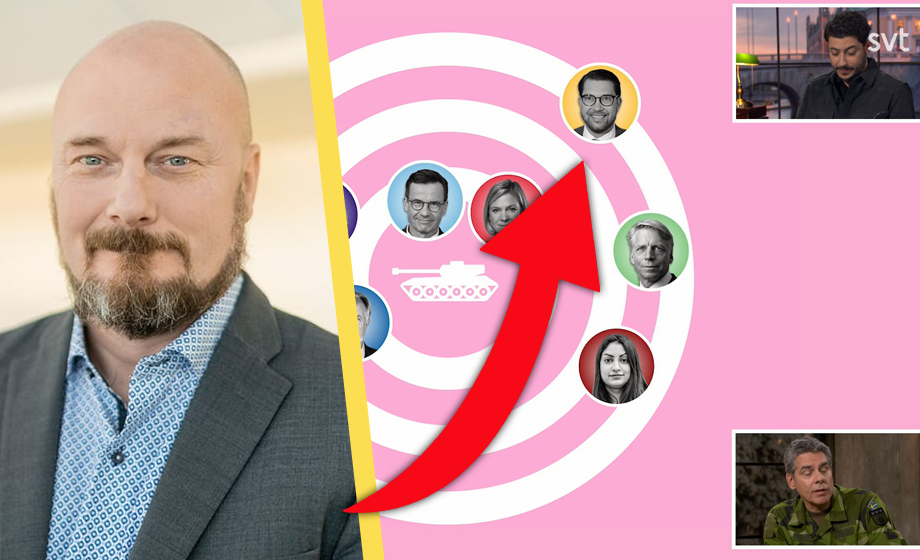 SVT pekar ut Åkesson som minst försvarsvänlige partiledaren